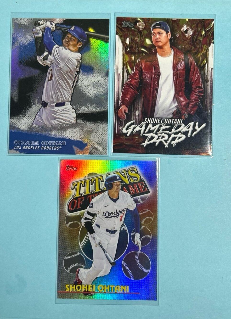 3-2026 Shohei Ohtani , LA Dodgers insert Lot Game Day Drip,Titans & Stars of MLB
